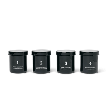 Advent geurkaarsen - zwart - Ferm Living